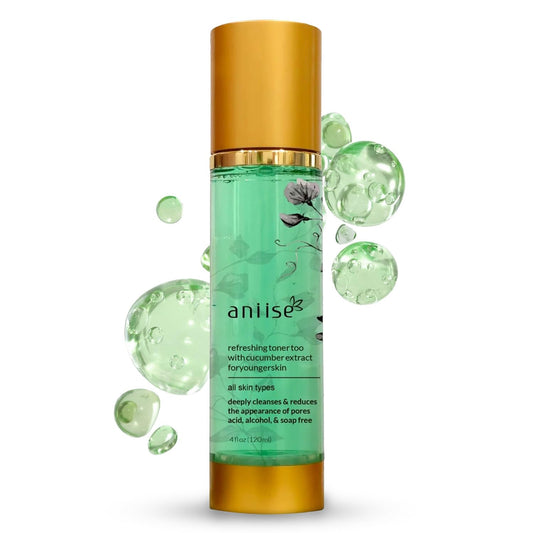 Refreshing Green Tea Extract Facial Toner – Purifies, Hydrates & Soothes for a Glowing Complexion – Fights Signs of Aging – Gentle Skin Care for All Skin Types – 1fl oz (30mL)