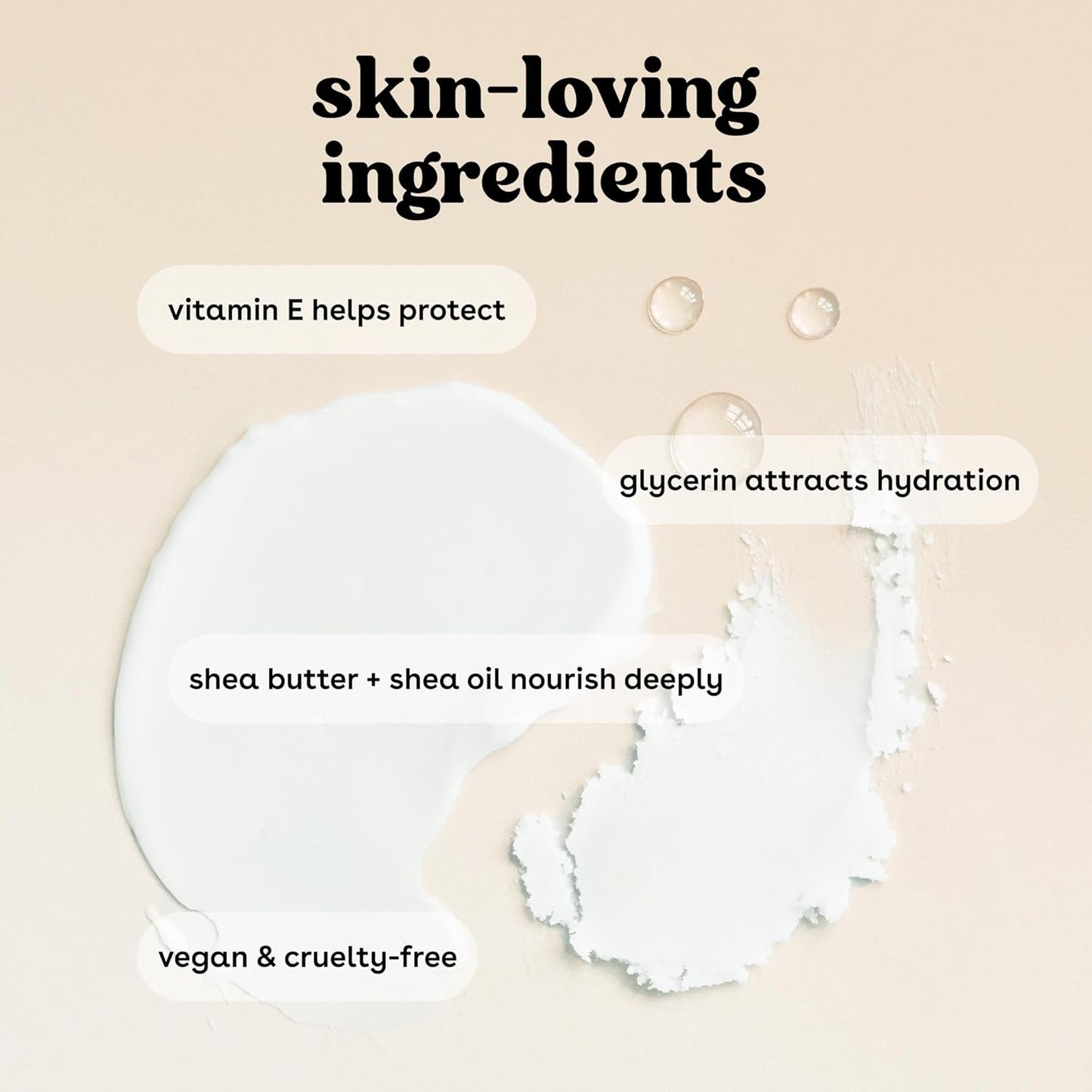 eos Shea Better Body Lotion Vanilla Cashmere, 24-Hour Moisture Skin Care, Lightweight & Non-Greasy, Natural Shea, Vegan, Vanilla Body Lotion, 16 fl oz